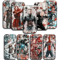 marvel iron man phone cases for xiaomi redmi 7 7a 9 9a 9t 8a 8 2021 7 8 pro note 8 9 note 9t back cover soft tpu funda carcasa