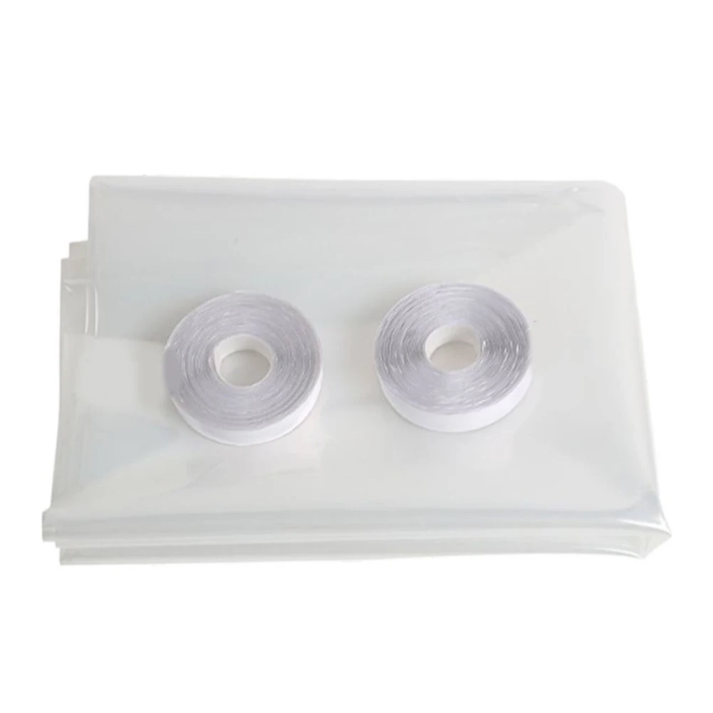 Тепловая крышка изоляционная пленка для окон прозрачная из ПВХ обогрева