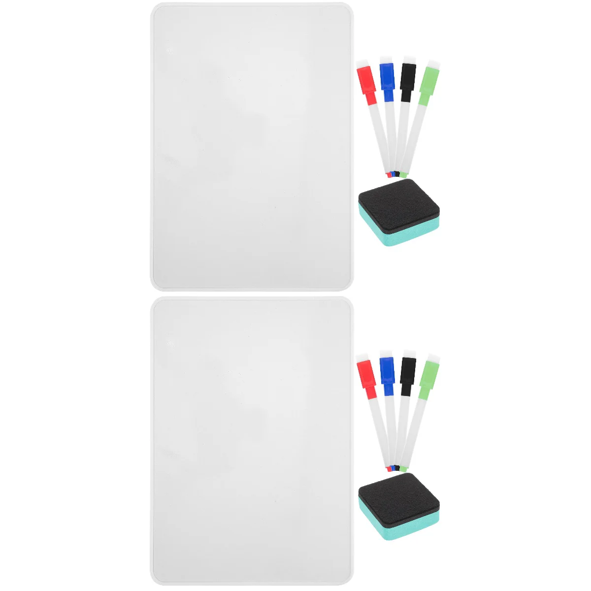 

2 Sets Dry Erase Board School Teaching Whiteboard Information Board
