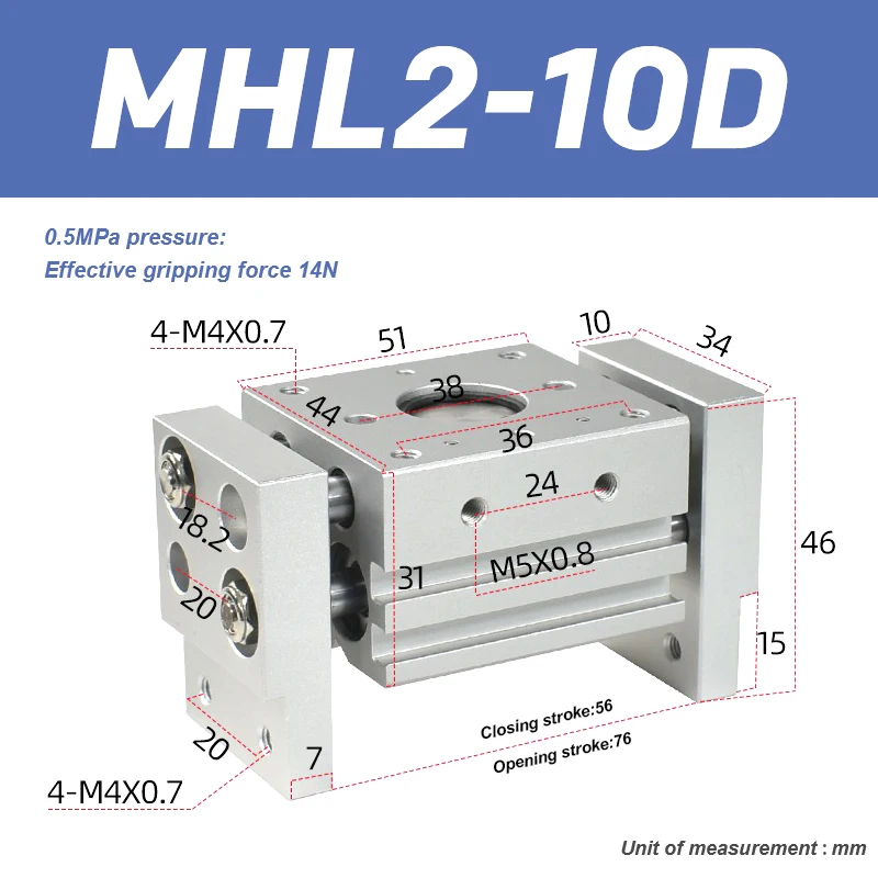

Пневматический захват GATELN MHL2