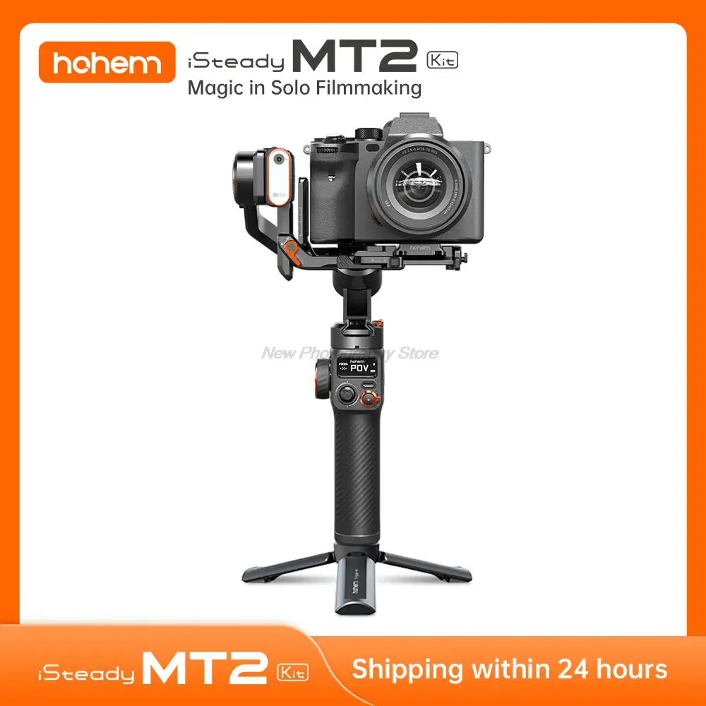 

Hohem iSteady MT2 Kit 3 Axis Gimbal Stabilizer For Mirrorless Camera Action Smartphone Sony,Nikon,Canon Video Estabilizador