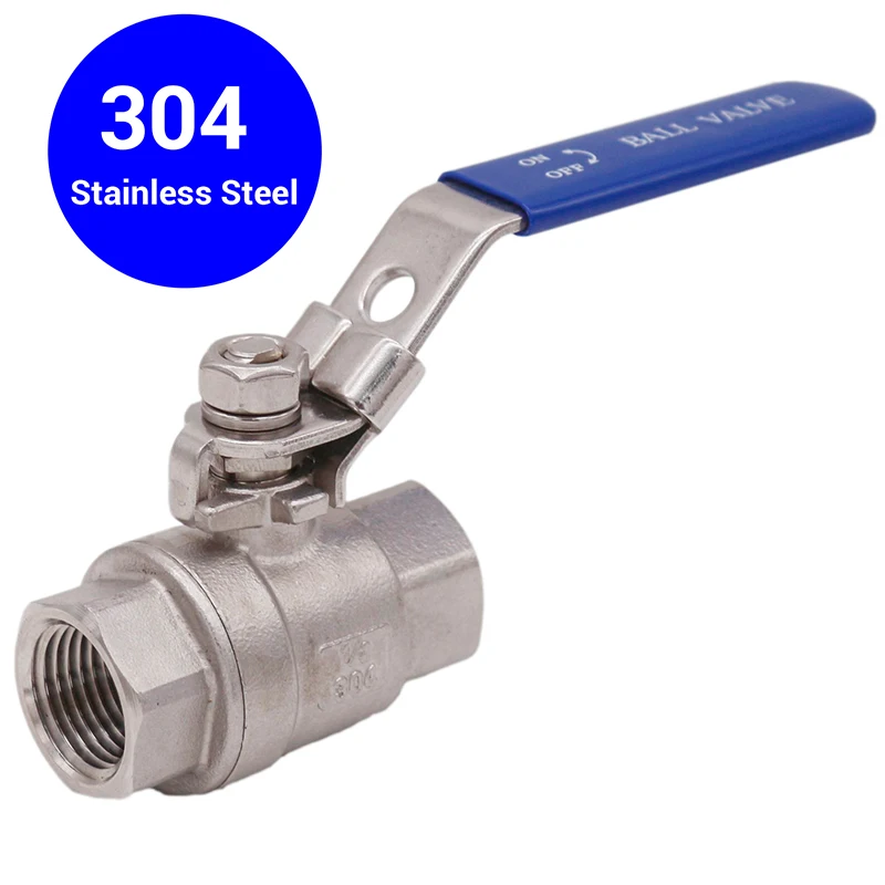 

Homebrew Beer Ball Valve - 1/2" NPT Stainless Steel 304 Full Port Homebrew Ball Valve Food Grade 1000 WOG Brewer Hardware