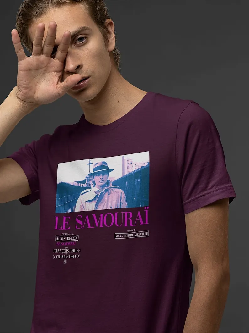 Рубашка Alain Delon Le Samourai для кинобуфтов — винтажный подарок любителей кино