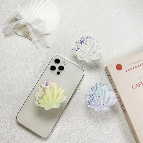 Кронштейн Sweety Shell, ручка для телефона, кольцевой держатель, универсальные аксессуары, подставка для телефона, корейский модный трендовый держатель, 도매