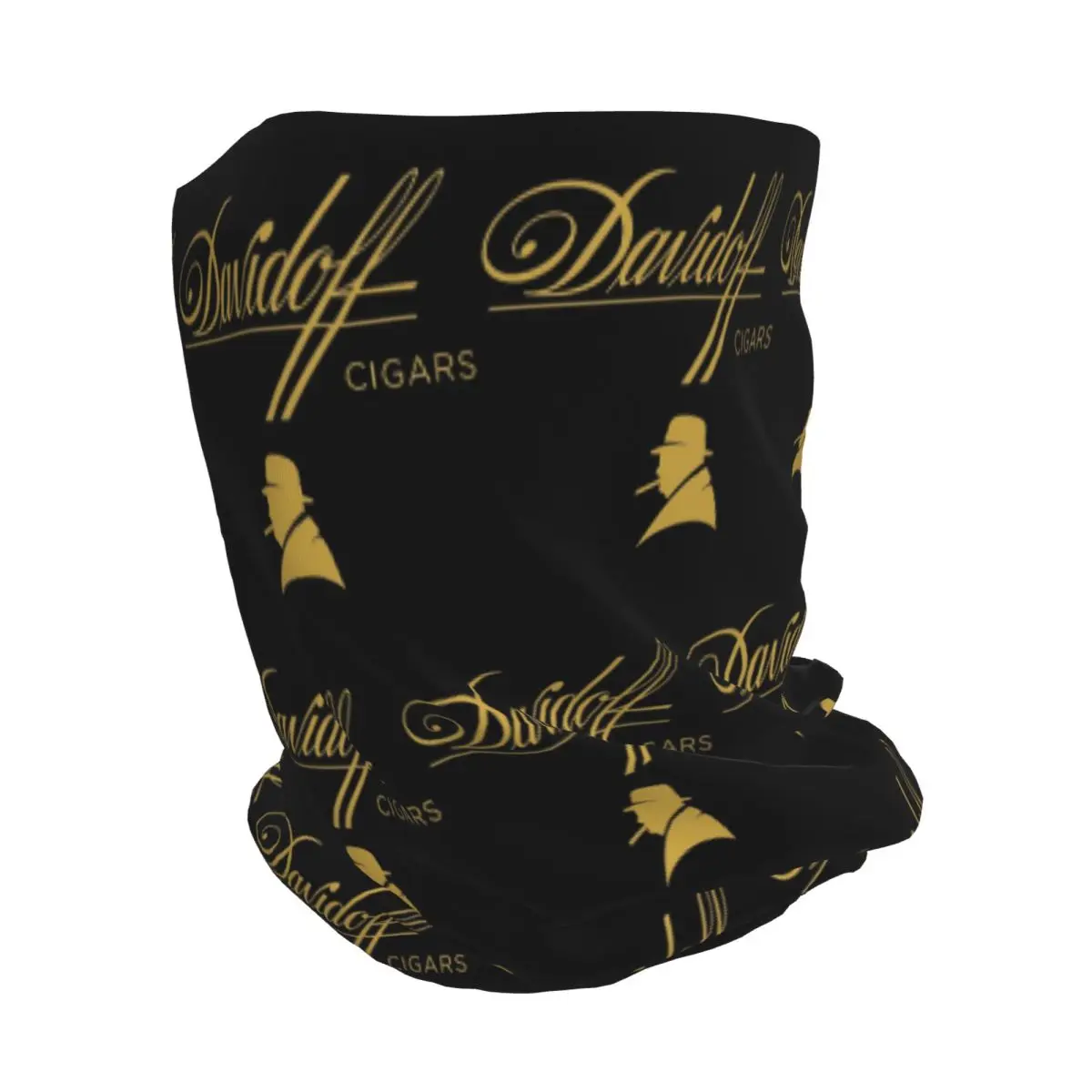 Фото Многофункциональный шарф-бандана Davidoff Cigars Black: ветрозащитная маска для лица, шапка-бини для мужчин и женщин, взрослых №3