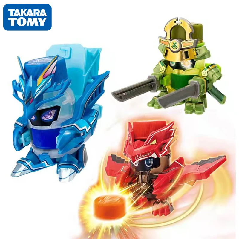 

Оригинальная Летающая Кепка TOMY, мужской робот, эжектор бутылки для напитков, механические конкурентные битвы, детские игрушки, рождественс...