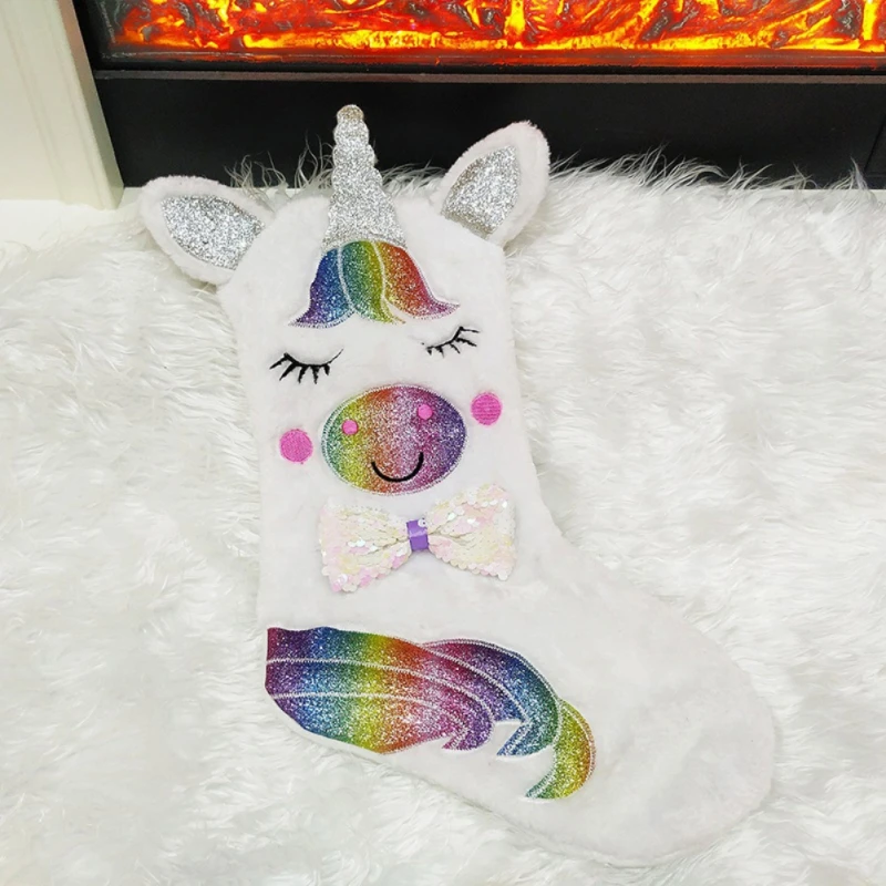 

Lovely Valentine's Day Stocking Gift Bag for Candy Chocolate Xmas Easter Decoration Hanging Socks Festival Candy Bags 2022 Decor