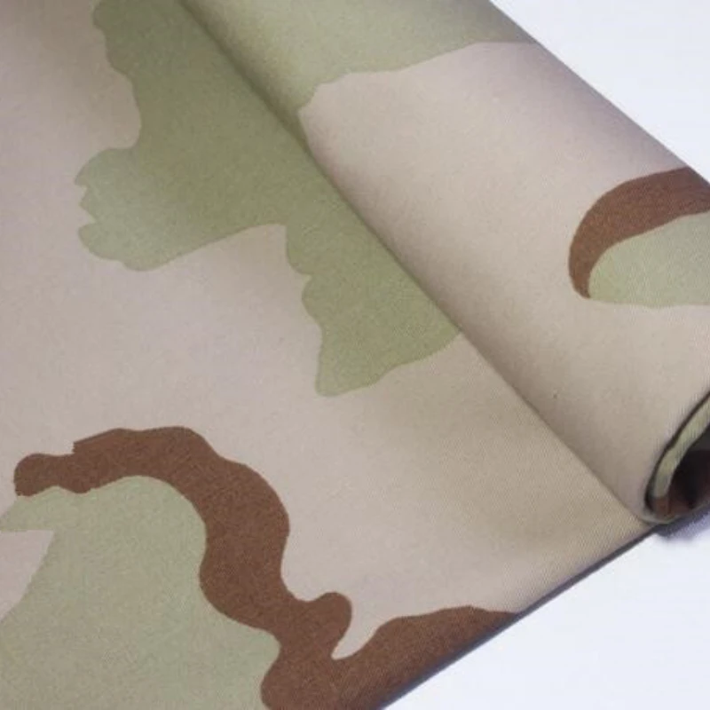 

Desert German Army Spot Camo Fabric Polyester Cotton Camouflage Cloth Hunting Clothes Military Uniform DIY 1.5M Width