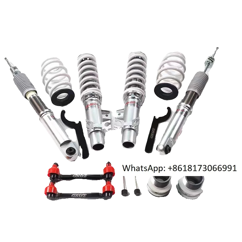 Амортизатор DWD автомобильный витой зубчатый улучшенная высота подвески мягкие и