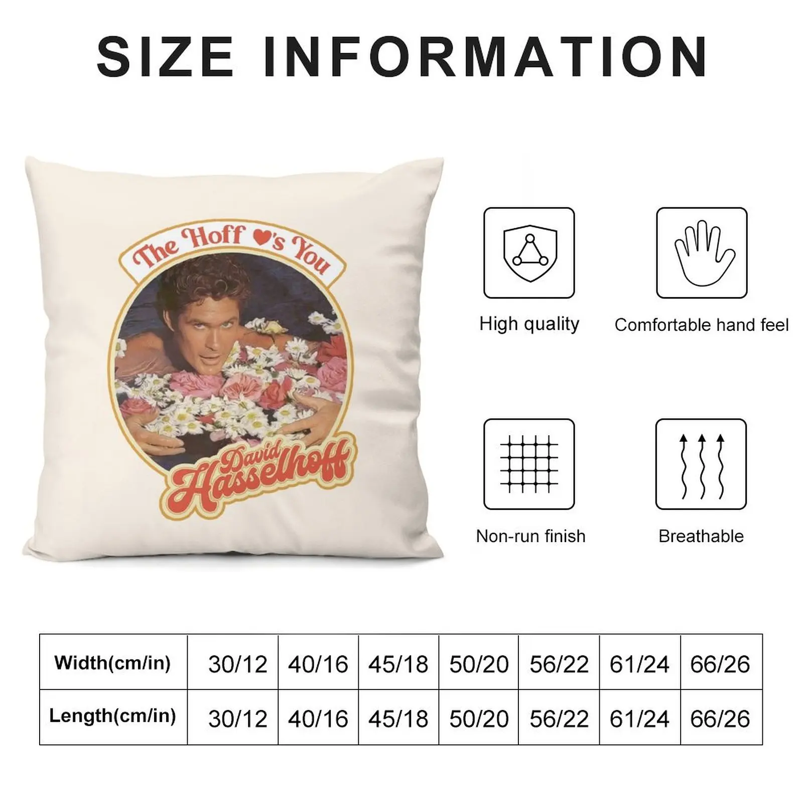 Наволочки для диванных подушек The Hoff Loves You декоративные подушки наволочки