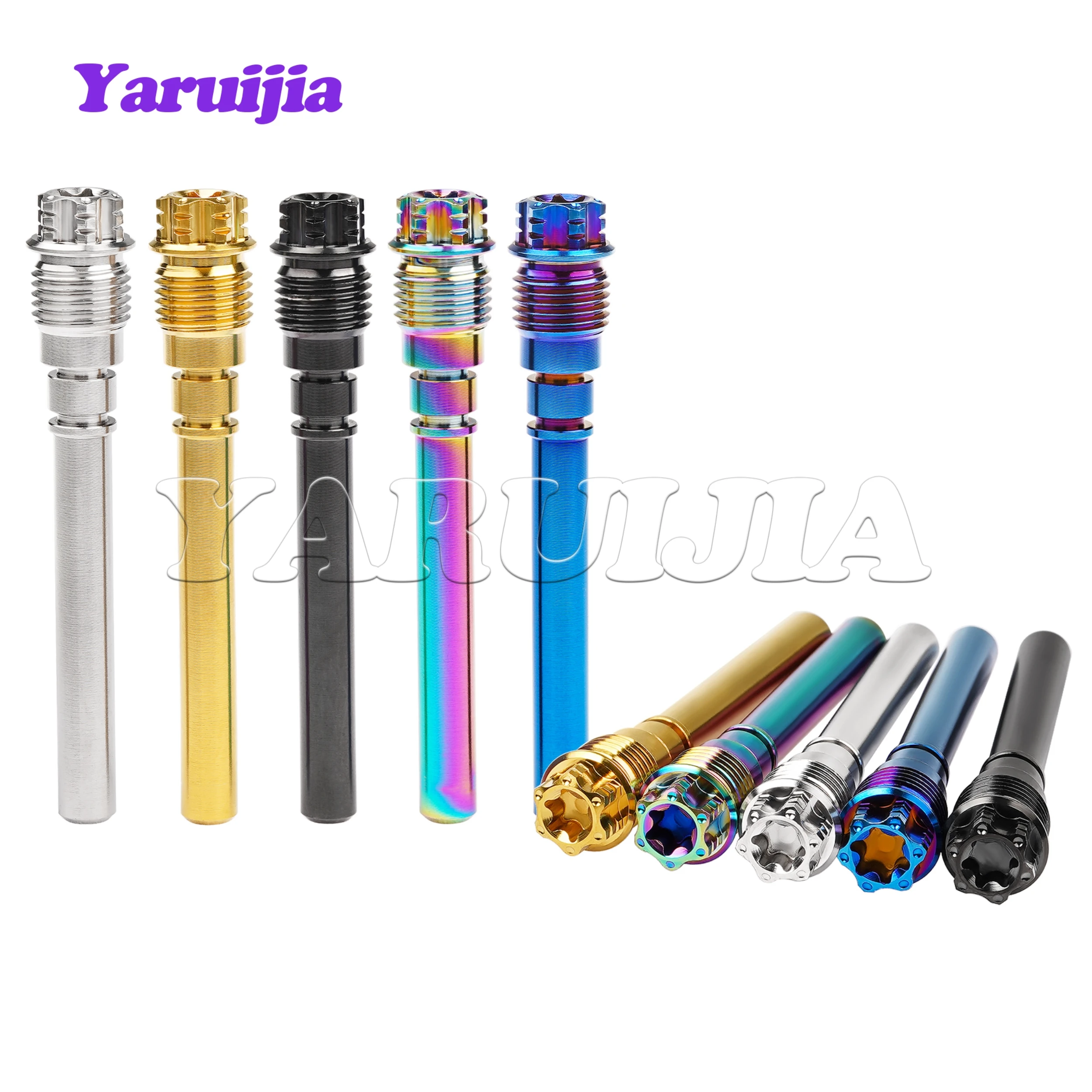 Фото Титановый болт Yaruijia, масляный зажим для мотоцикла, зажим для дискового тормоза, суппорт для Brembo Waterbird, штифты суппорта, винты с фланцевой головкой №1
