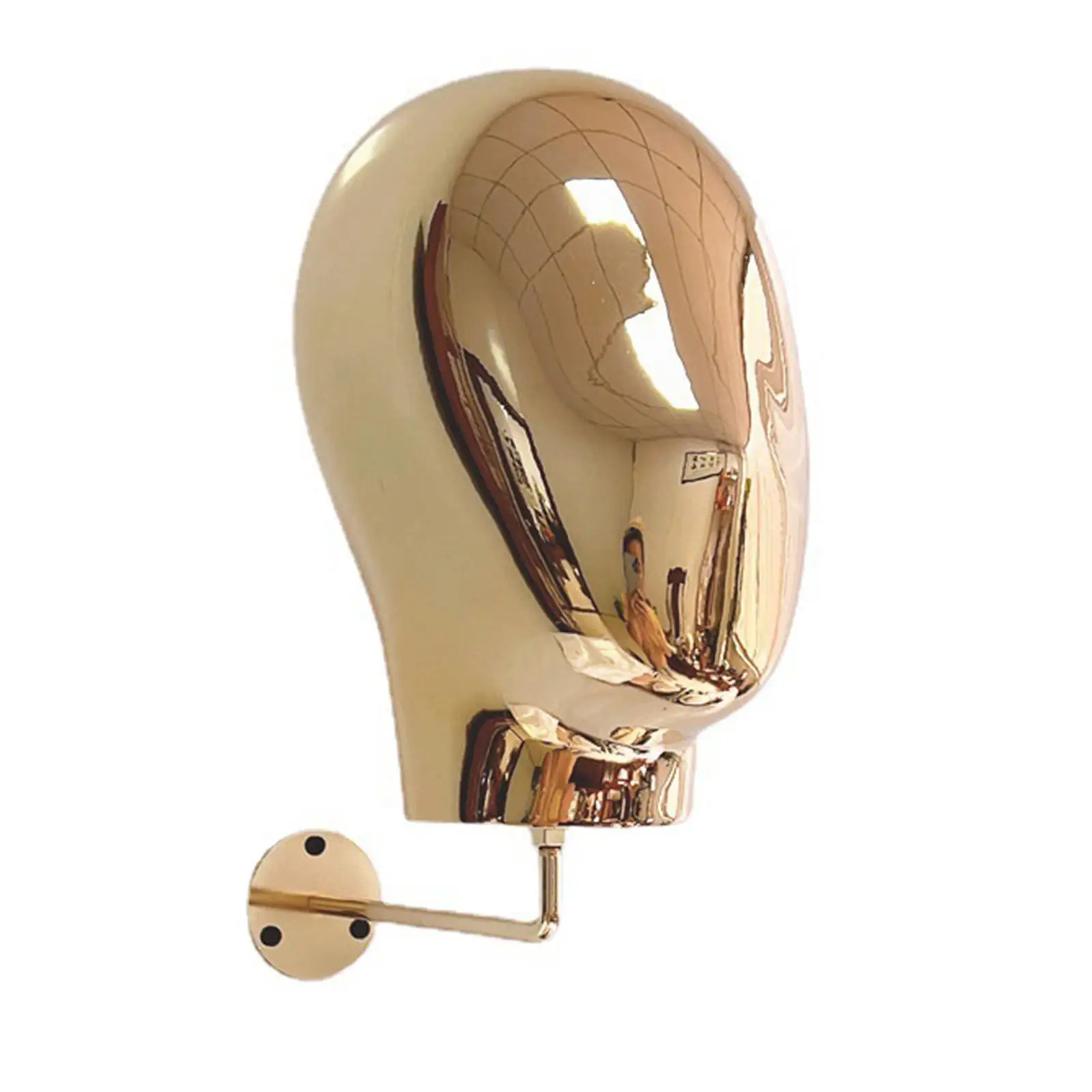 

Wall Mounted Hat Rack Decorative Metal Vintage Style Hat Display Stand Mannequin Head Organizer for Salon Hats Shop Caps