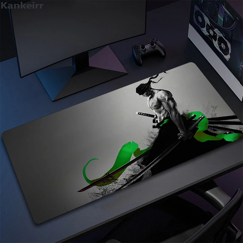 

Xxl O-One Piece R-Roronoa Zoro Large Gaming Laptop Computer Desk Mat Mouse Pad Mouse Mat Notbook Mousepad Gamer for PC Desk Pad