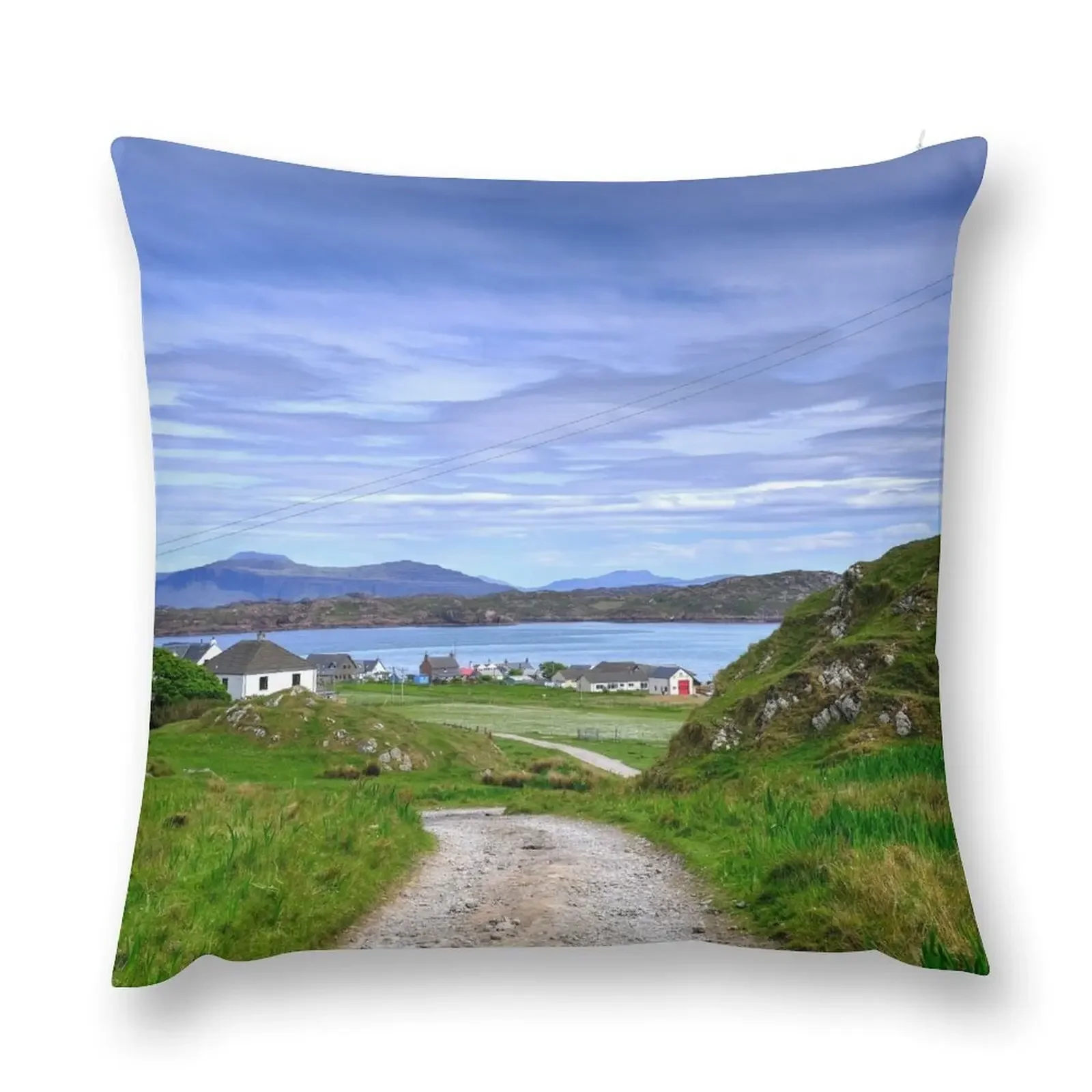 Baile Mor Isle of Iona Inner Hebrides Scotland Декоративные наволочки для подушек