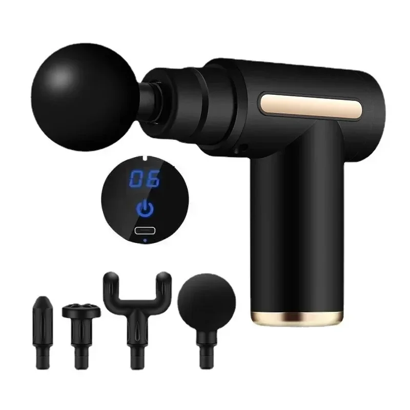 Беспроводной мини-пистолет для массажа мышц аппарат расслабления шеи и