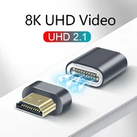 8k hdmi compatible upgraded v2 1 magnetic adapter uhd high speed 48gbps magnet adaptor male female convertor for tv compute xbox
