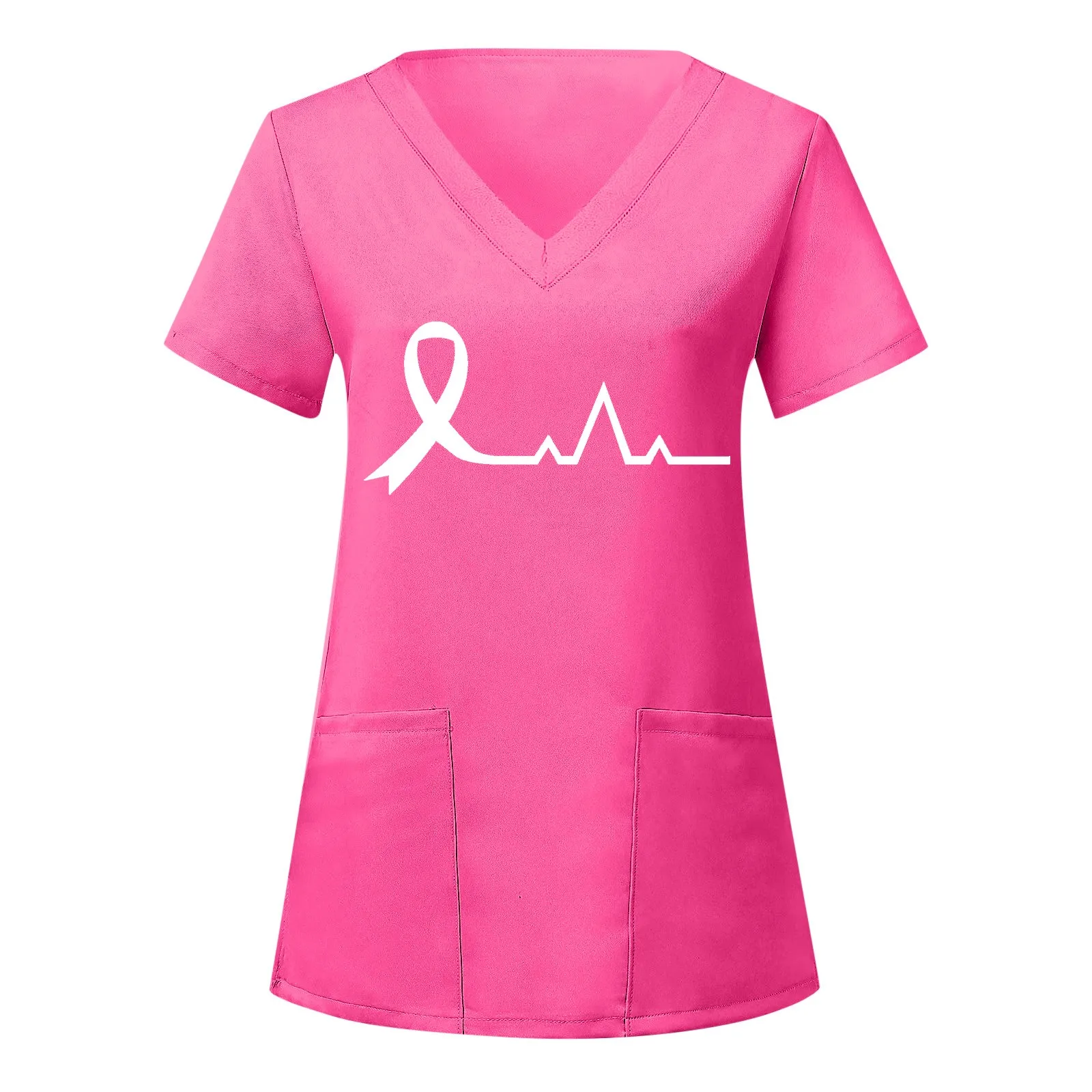 

Womens Short Sleeve V Neck Heart Printed Top Nursed Long Sleeve Tee Shirts for Women Womens Long Sleeve Shirts for Layering