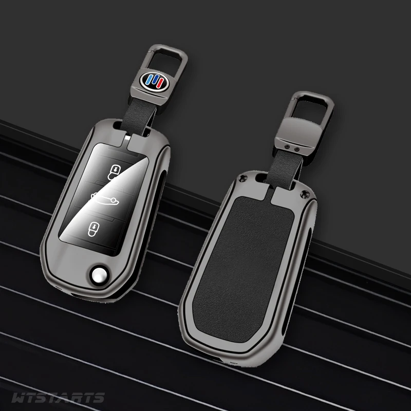 

Zinc Alloy Car Leather Keychain Case Shell For Peugeot 208 307 308 408 508 2008 3008 4008 5008 For Citroen C3 C4 CACTUS C1 C6 C8