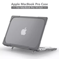 for macbook pro case 2021 m1 funda capa touch id cover for macbook pro 14 case a2442 stand cover hard ultra thin laptop case