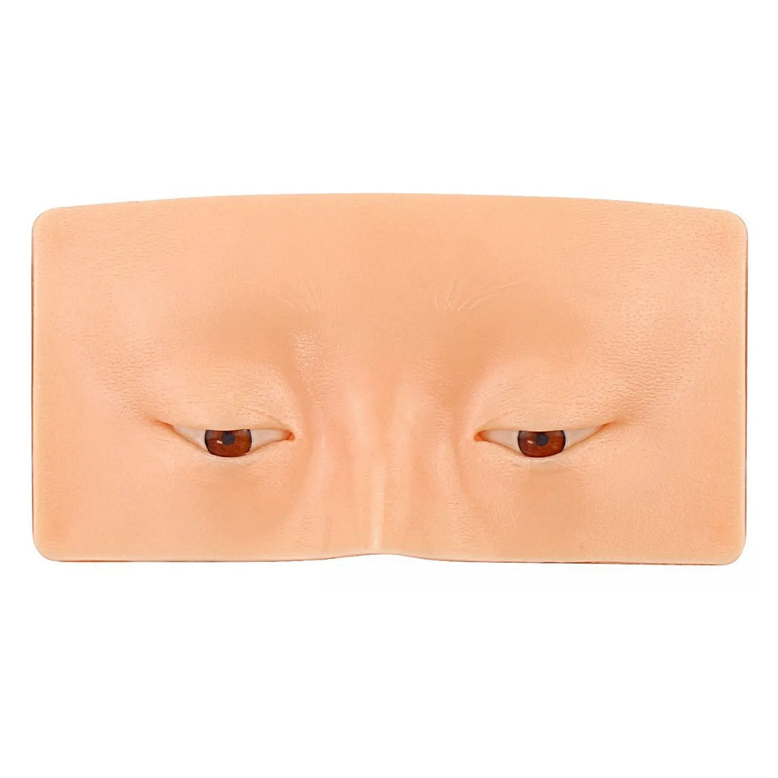 

Durable Eye Makeup Practice Board Training Aid Smooth Mannequin Face Student Tool Eyebrow 5D Soft Silicone Lifelike Professional
