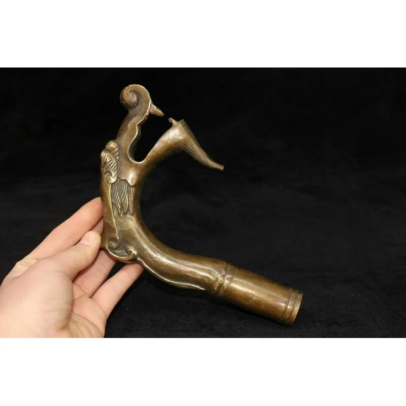 

7,08 "Коллекция детской бронзовой головки зверя