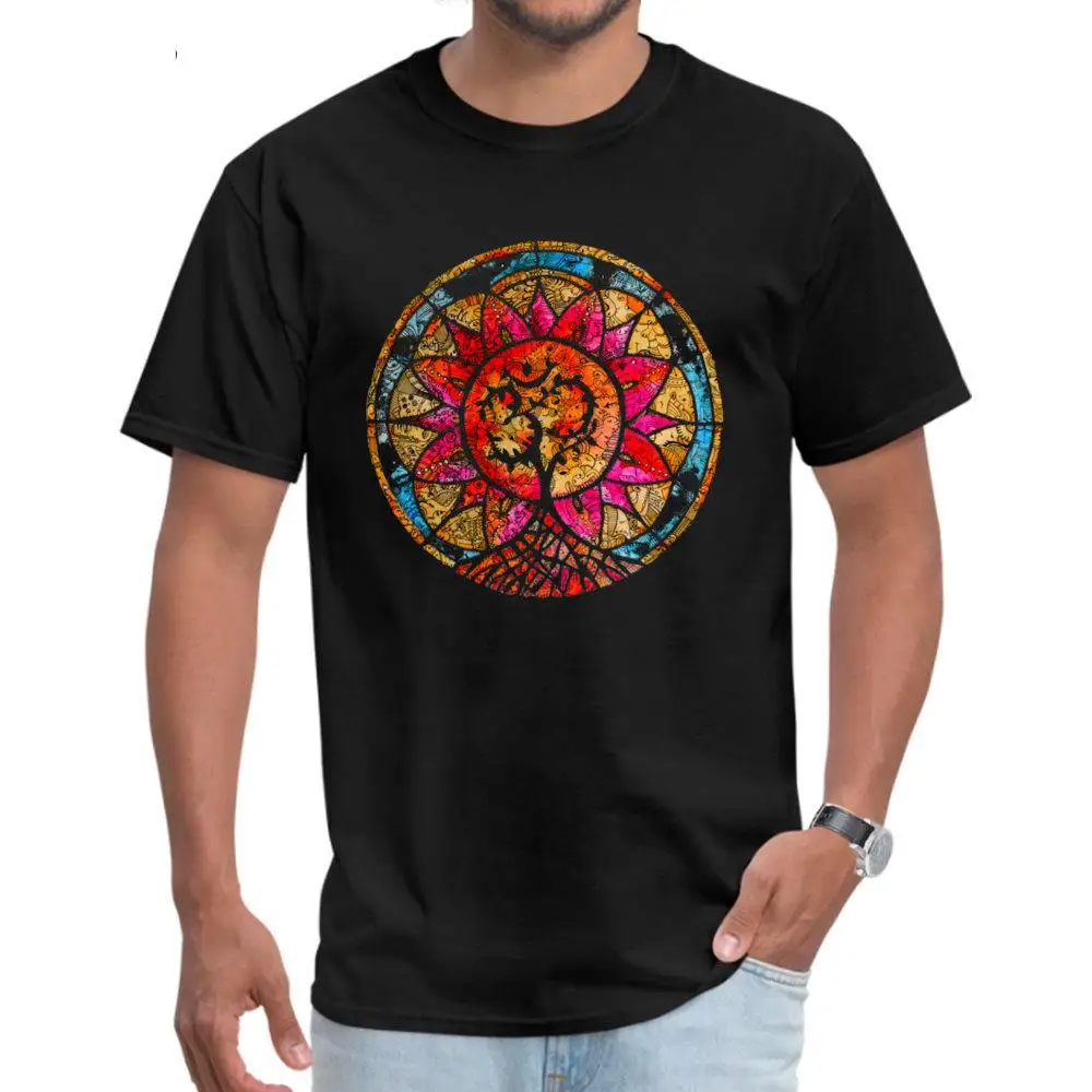 

T Shirt Tree of Life Mandala Tee Shirts Summer Latest Camisa New Zealand 100% Jack Russell Terrier O-neck Men T-Shirt Camisa