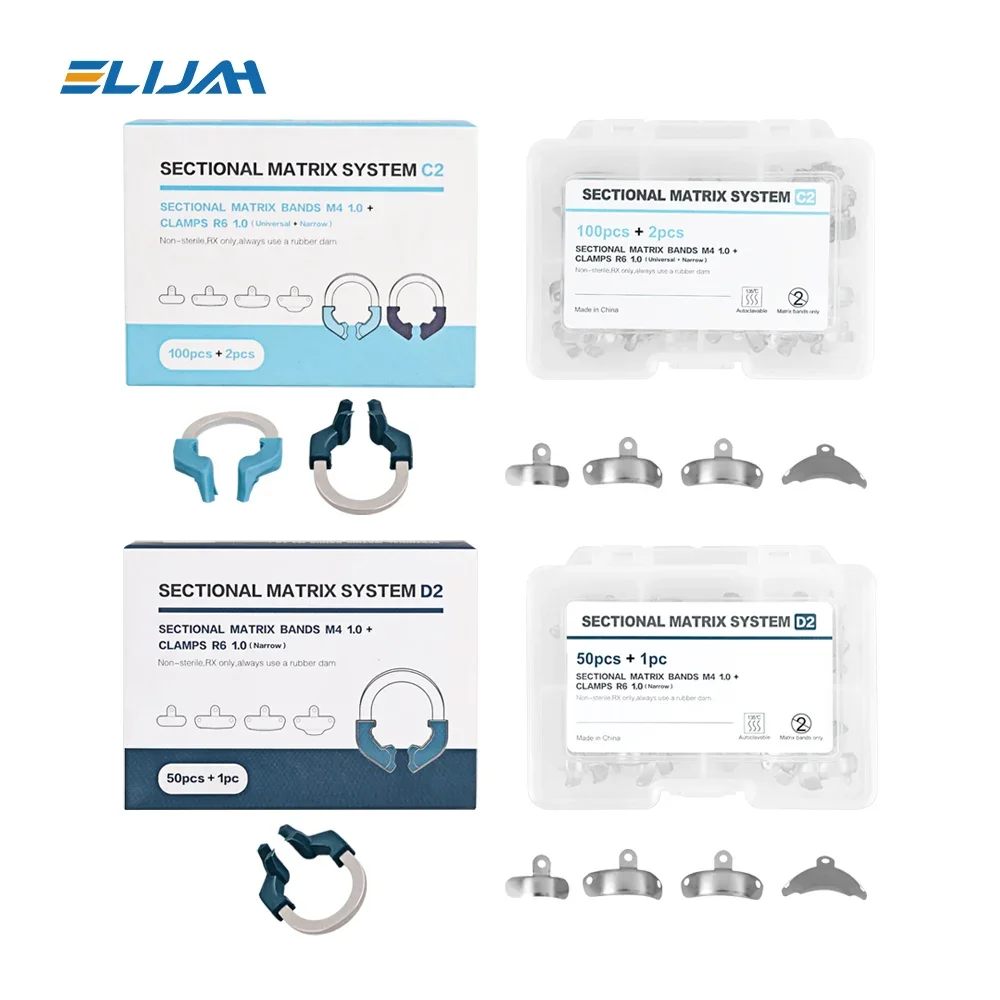 Стоматологические матричные ленты Секционная система контурной матрицы