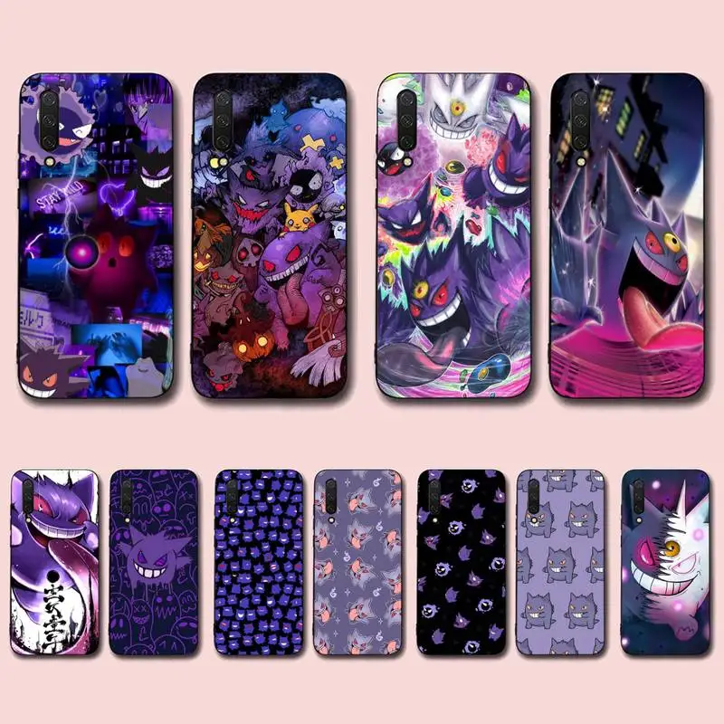 

Animal P-Pokemon Gengar Phone Case for Xiaomi mi 5 6 8 9 10 lite pro SE Mix 2s 3 F1 Max2 3