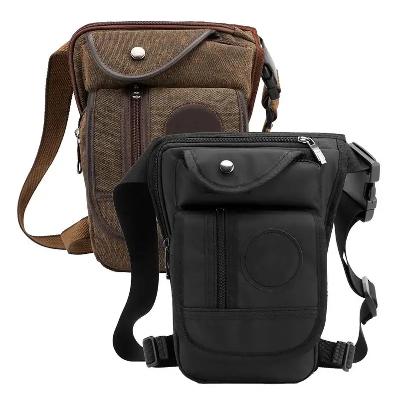 

Car Canvas Drop Leg Bag Automotive Multiple Uses Waist Leg Bag Hiking Travel Mobile Phone Purse Fanny Pack Bags For Automobile