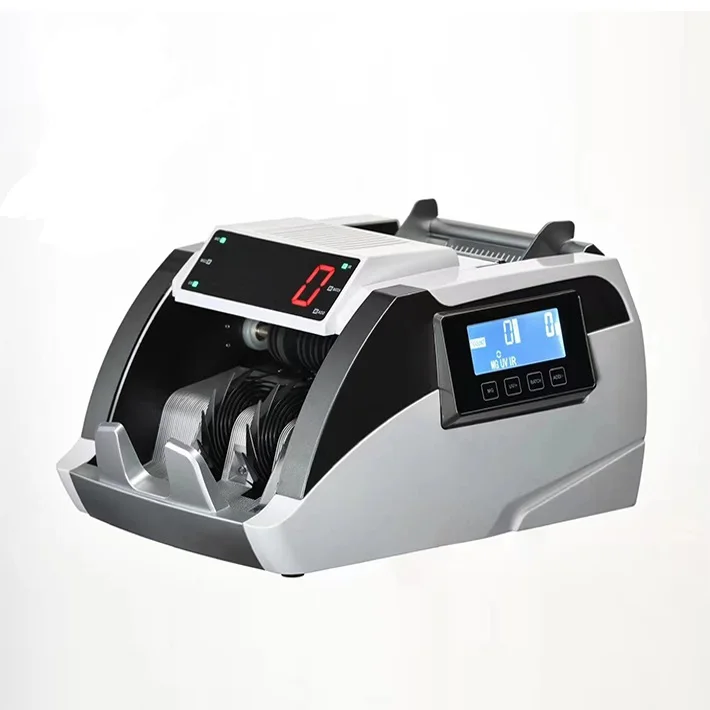 

Single Denomination to Calculate the Total Value Money Counting Machine hot sale UV Counterfeit Detection Banknote Counter