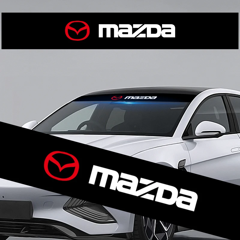 

Car Vinyl Front Rear Window Windshield Waterproof Stickers Decal For Mazda 5 6 323 626 RX8 7 MX3 MX5 Atenza Axela M3 M6 CX-5 CX3