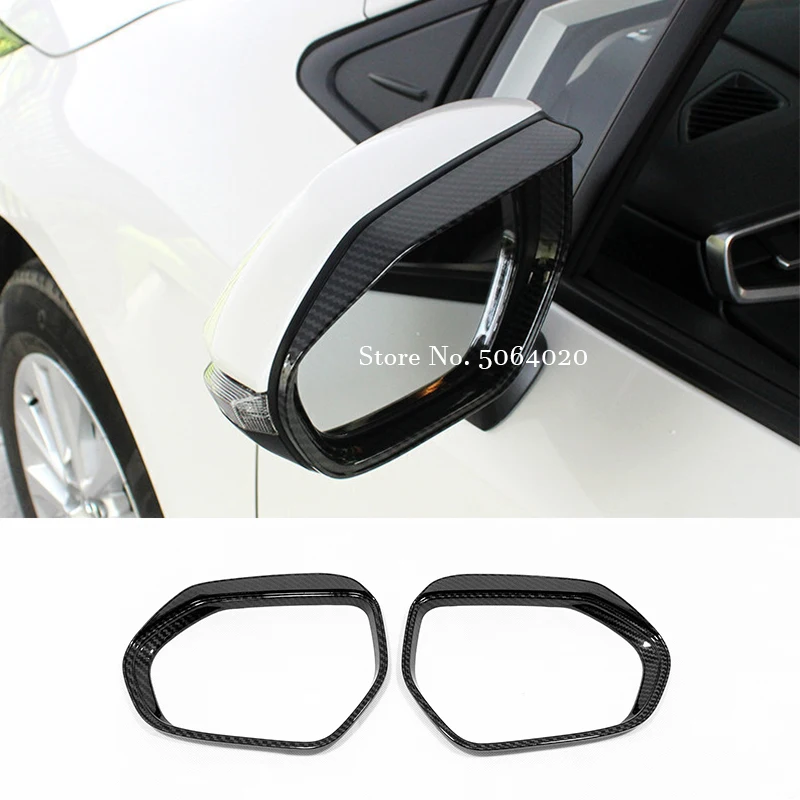 

For Toyota Sienta 2015-2019 Accessories ABS Chrome Car Rear view mirror block rain eyebrow Cover Trim Sticker Car styling 2pcs