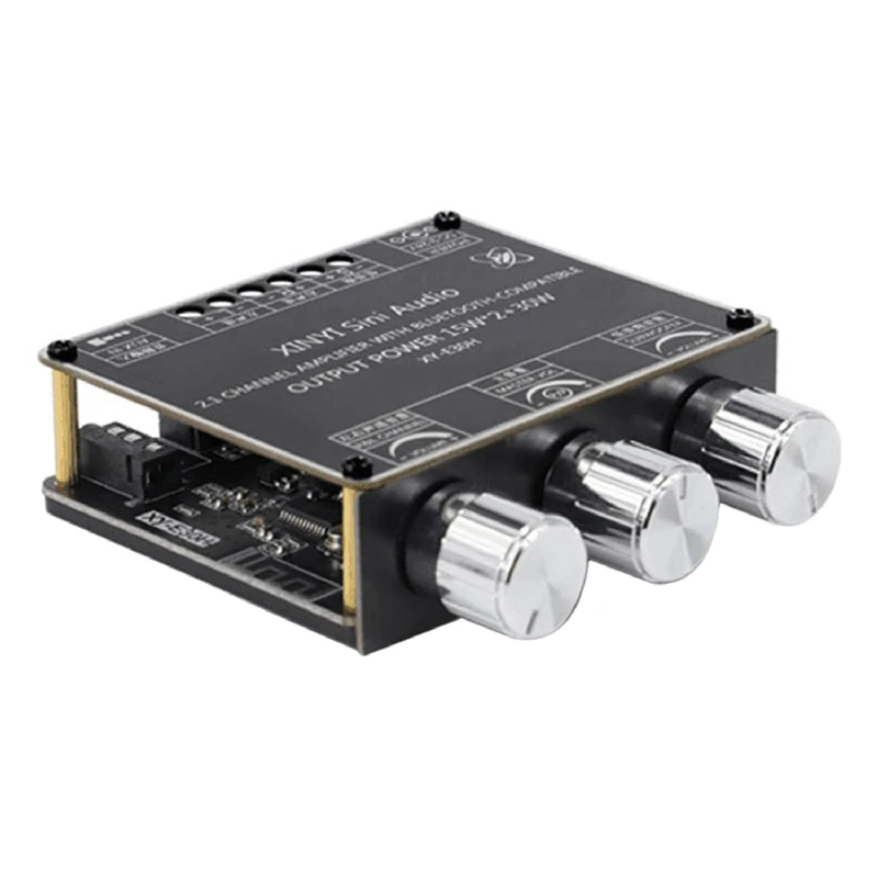 

XY-E30H 2,1-Channel усилитель звука Bluetooth Board Module, плата цифрового усилителя мощности с высоким и низким тоном