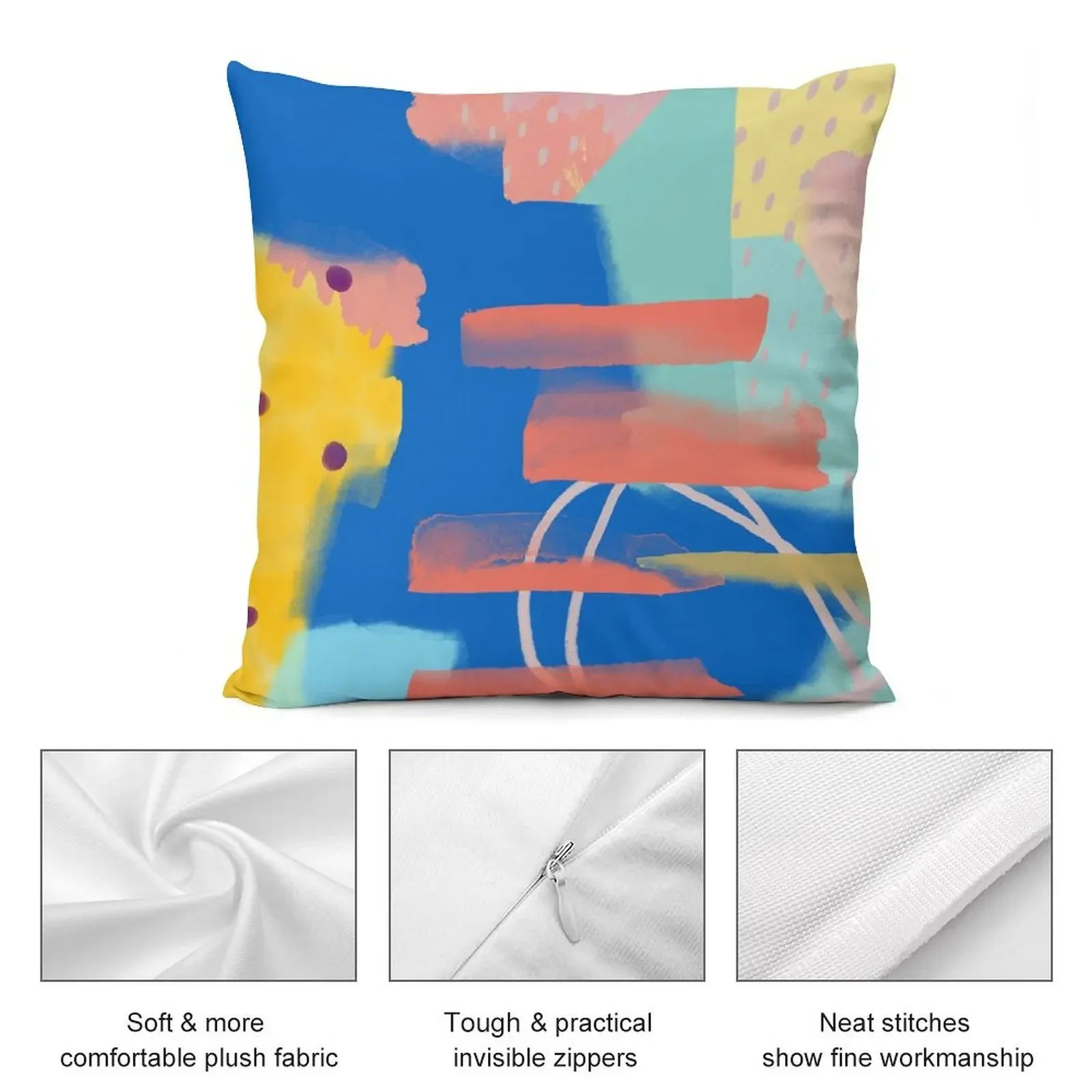 Summer Scandi Throw Pillow Sofa Cushions sleeping pillows pillow