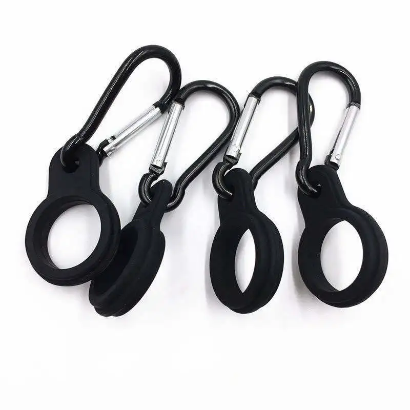 

Silicone Ring Water Bottle Buckle Carabiner Clip Beverage Bottle Holder Hook Travel Fishing Outdoor Camping Hiking