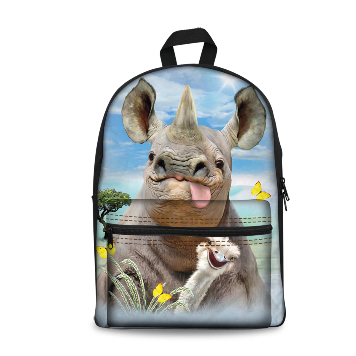 ADVOCATOR Printed Wide Dinasour Schoolbag for Teenager Kids Children Backpack Schoolbags for Girls Boys Animals Cartoon  Mochila
