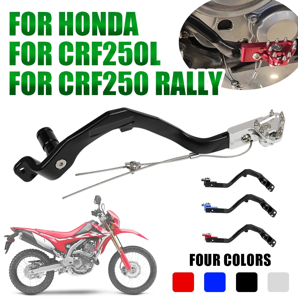 

For Honda CRF250L CRF250 Rally CRF 250L CRF 250 L 2020 2021 Motorcycle Accessories Rear Foot Brake Pedal Lever Pegs Adapter Rod