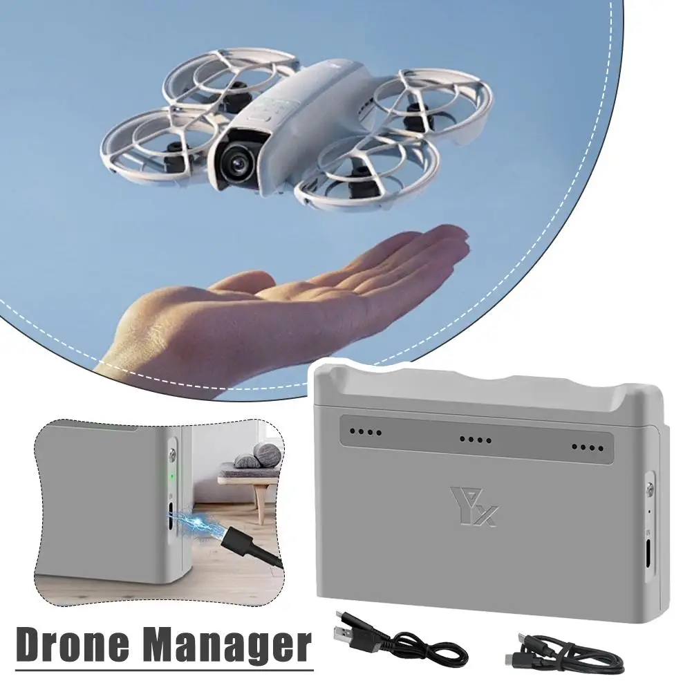 Модернизированный трехсторонний зарядный концентратор для DJI Neo