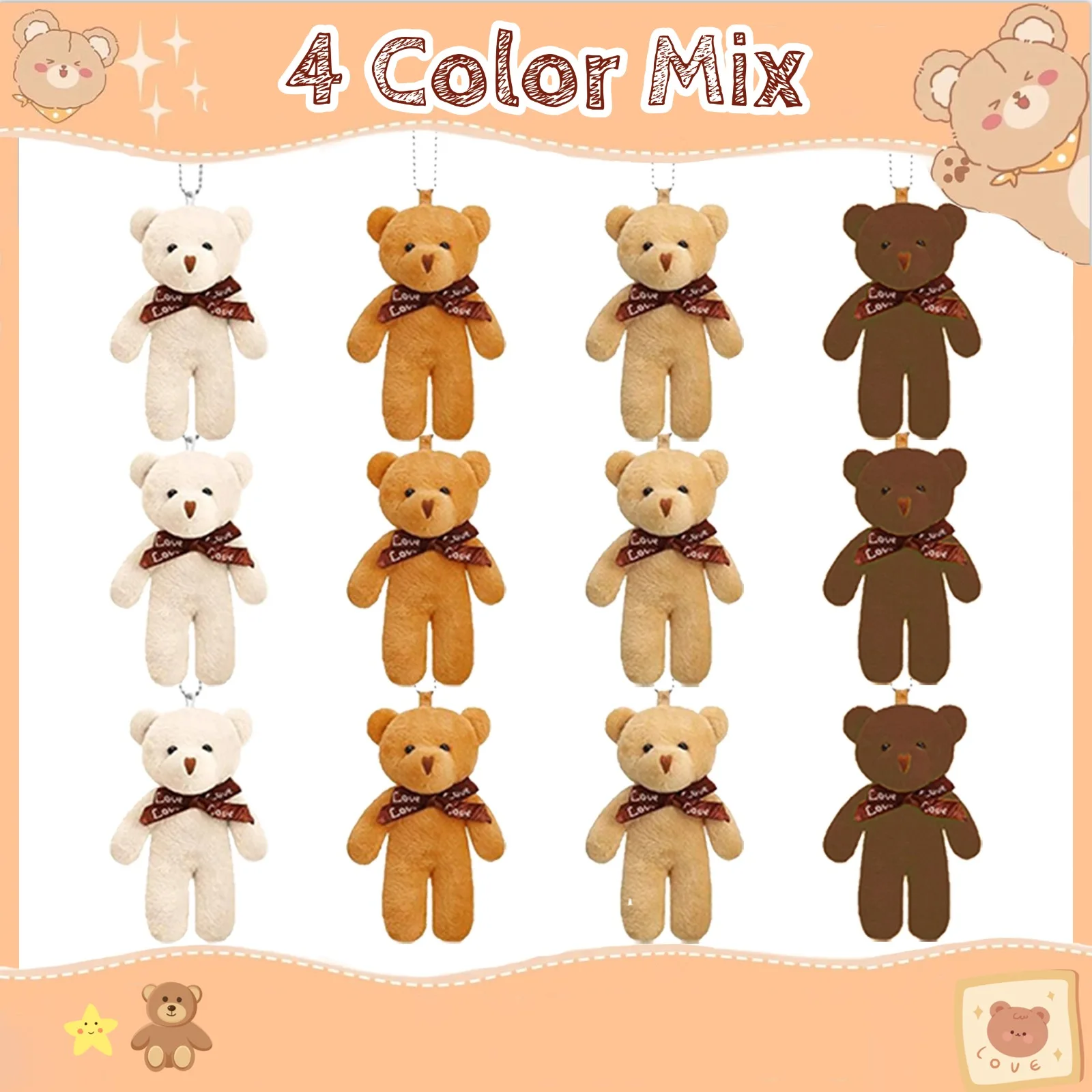 

Мини-плюшевые мишки для праздника