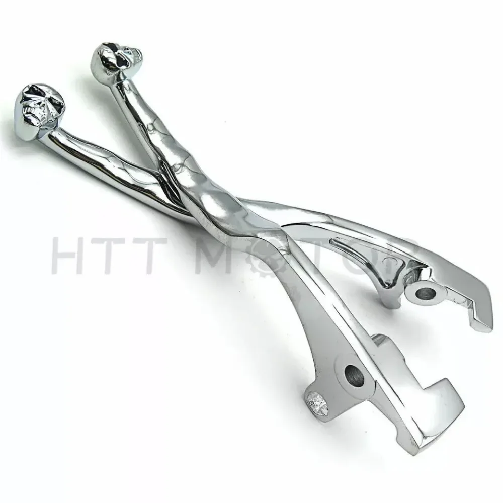 Фото Рычаги тормозной муфты с черепом для Kawasaki Vulcan 1500 1987-2008 VN1600 2003-2009, аксессуары и товары для мотоциклов №3