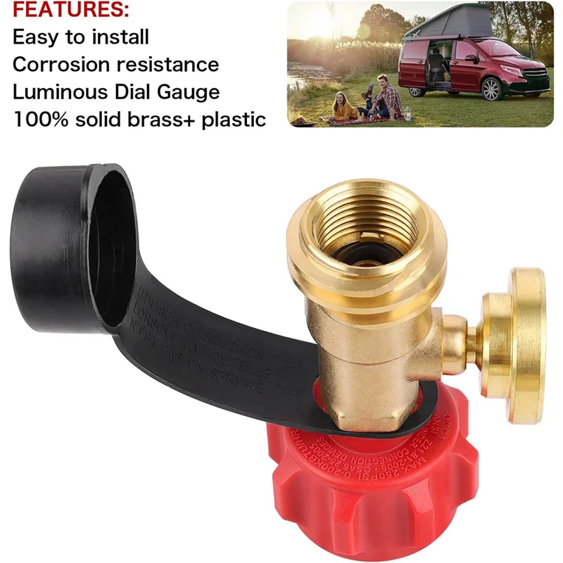 Индикатор уровня утечки газового баллона Универсальный измеритель давления