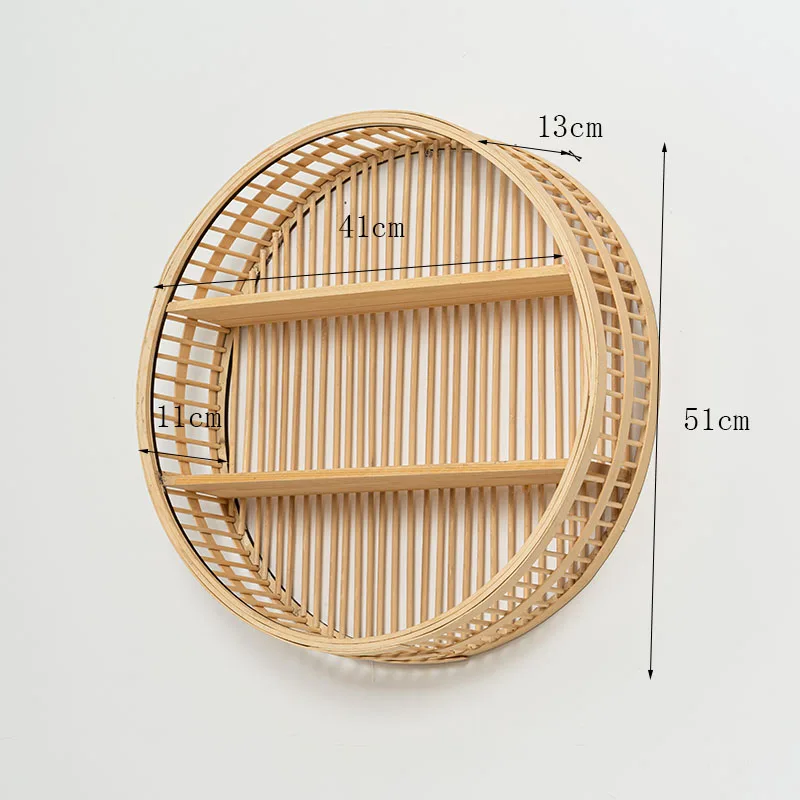 

Двухъярусная винтажная бамбуковая полка