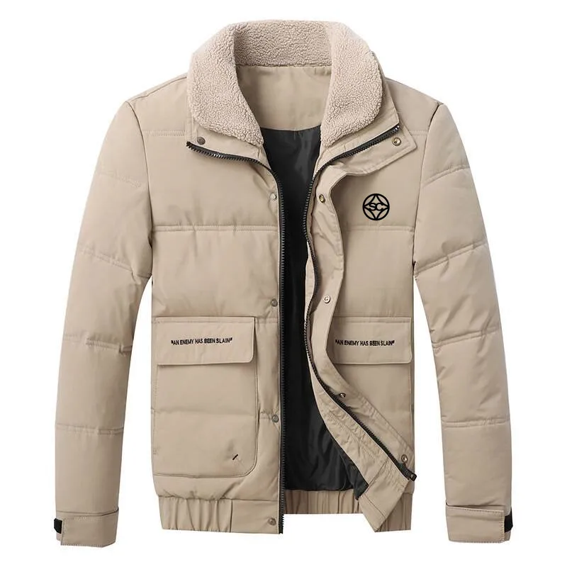 

Мужские спортивные куртки Malbon Golf, трендовая Повседневная ветровка, мужская верхняя одежда для гольфа, хлопковые пуховики, куртка-бомбер, од...