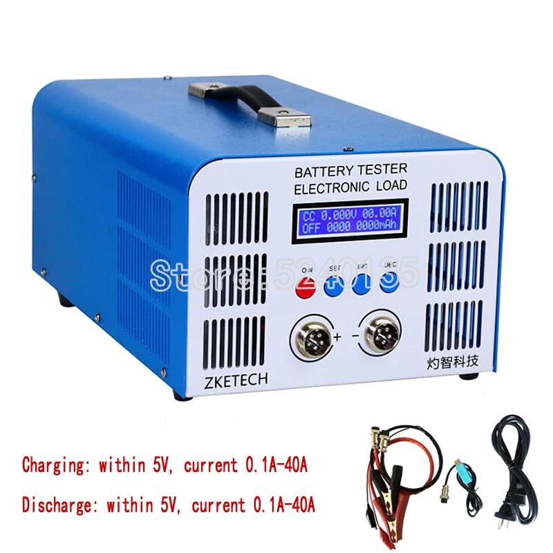 

EBC-A40L AC110V/220V High Current Lithium Battery Iron Lithium Ternary Power Battery Capacity Tester Charge and Discharge 40A