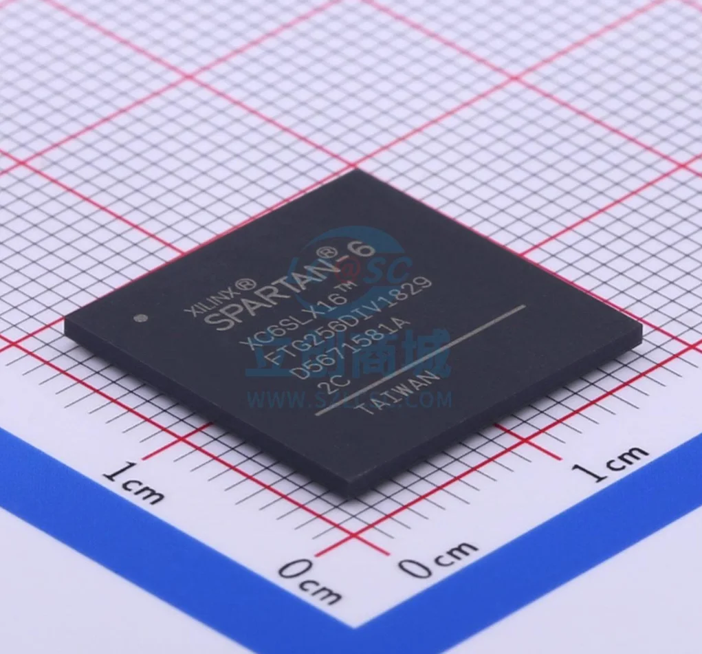 100% New Original XC6SLX16-2FTG256C Package BGA-256 New Original Genuine Programmable Logic Device (CPLD/FPGA) IC Chip
