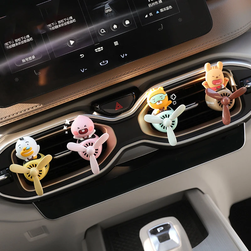 

New CaCao Pilot Car Air Freshener Diffuser Aromatherapy Cartoon Style Fragrance Lovely Anime Aroma Magnetic Design