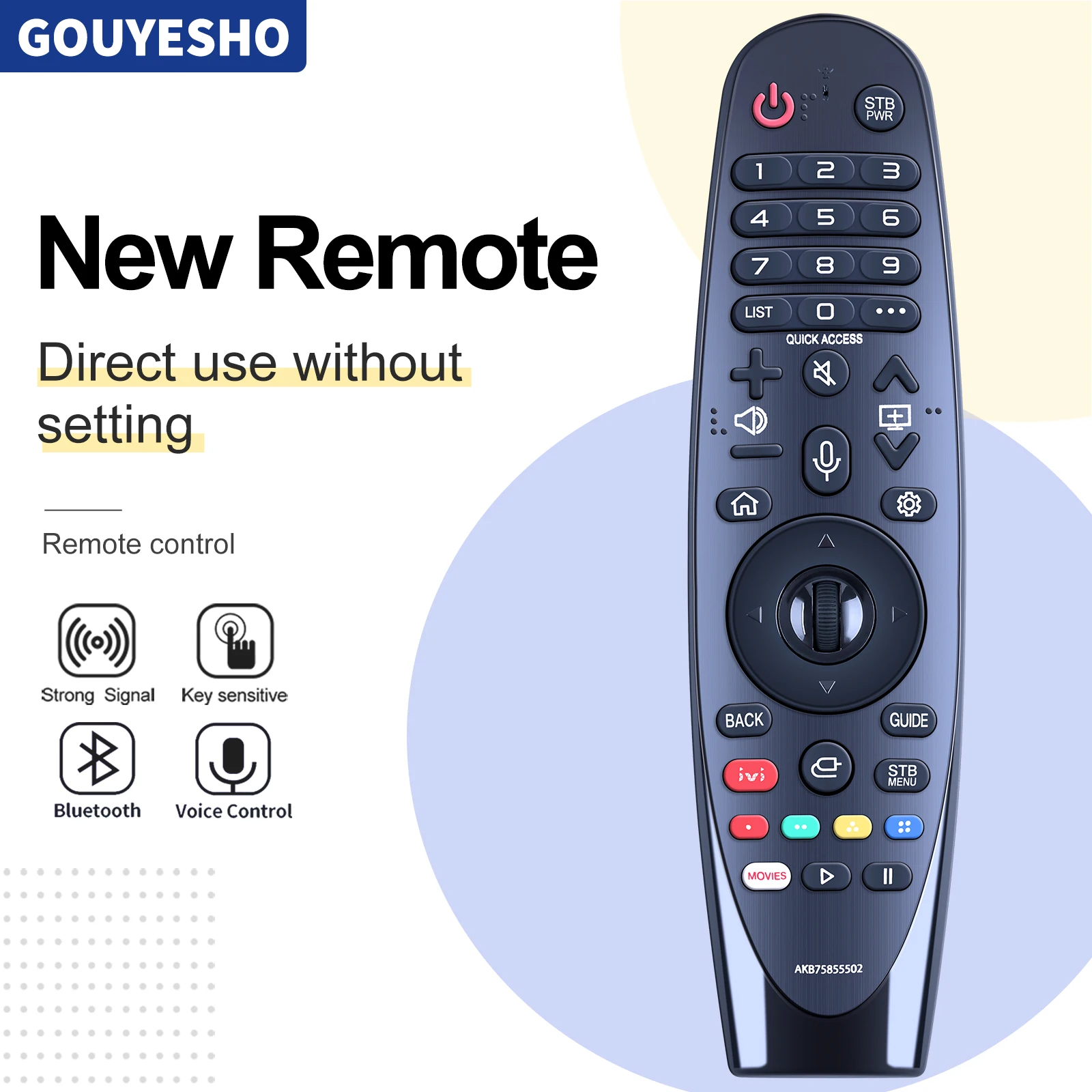 Новый MR20GA AKB 75855502 Голосовой пульт дистанционного управления для L/G AI ThinQ 4K Smart TV UN8