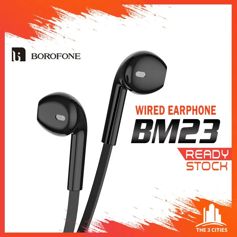 

BOROFONE BM23 Bright Sound Wired Universal Earphones With Microphone 3.5mm Audio Plug