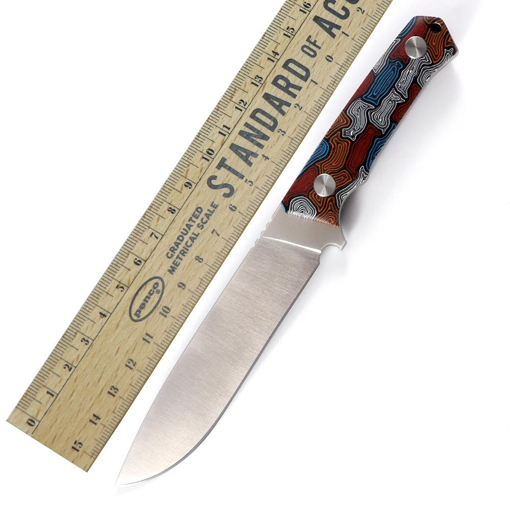 Практичный фиксированный нож NINE THORN для кемпинга на открытом воздухе лезвие DC53