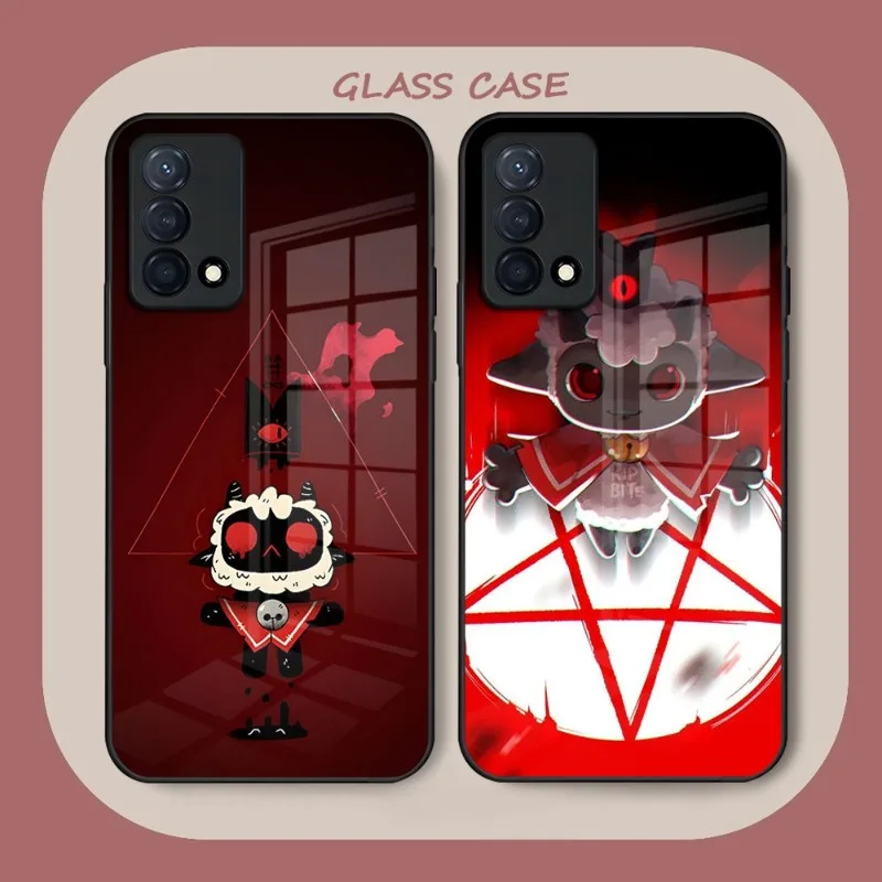 

Game Cult Of The Lamb Phone Case Glass For OPPO FindX3 X3Pro X5Pro K7 K9 Reno 6 6Z 7SE 4 5F A54 A53 A92S A93S A95 Cover